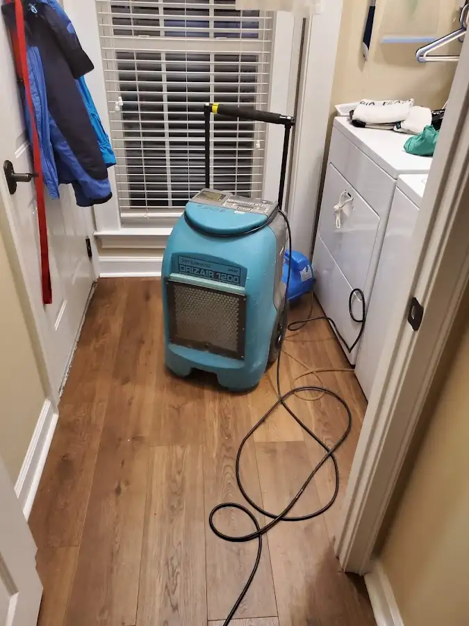 Commercial dehumidifier deployed for Flood Damage Cleanup in Mahomet