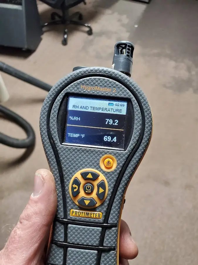Moisture meter humidity assessment for Fire & Smoke Damage Restoration in Mahomet